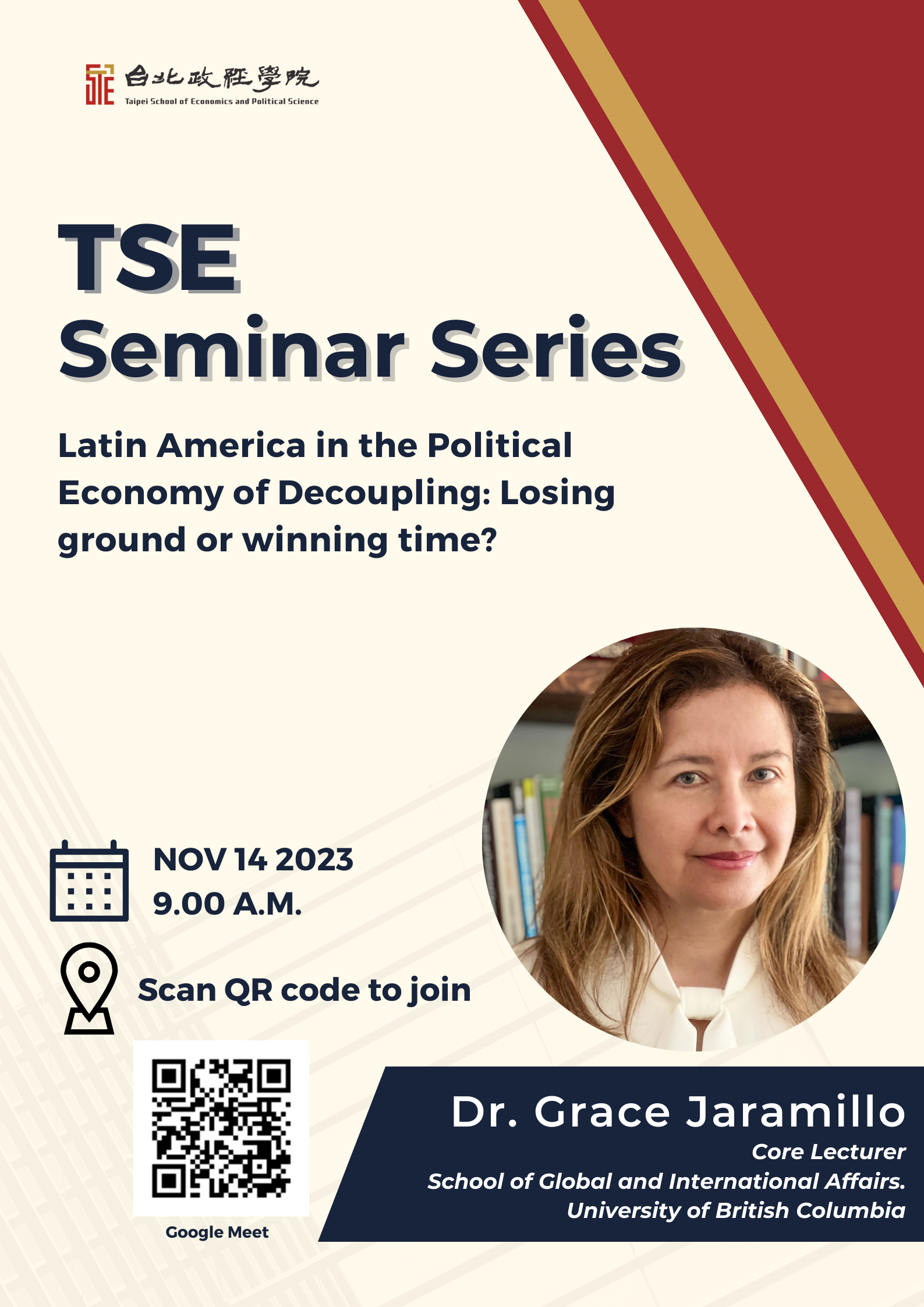Fall 2023 Seminar Series No. 5 | Latin America in the Political Economy of Decoupling: Losing ground or winning time?