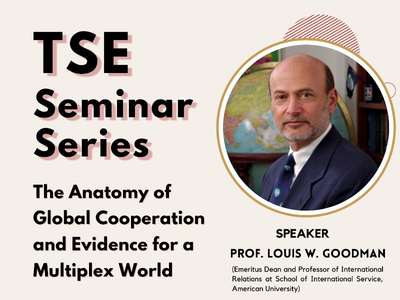 Spring 2023 Seminar Series No. 5 | The Anatomy of Global Cooperation and Evidence for a Multiplex World