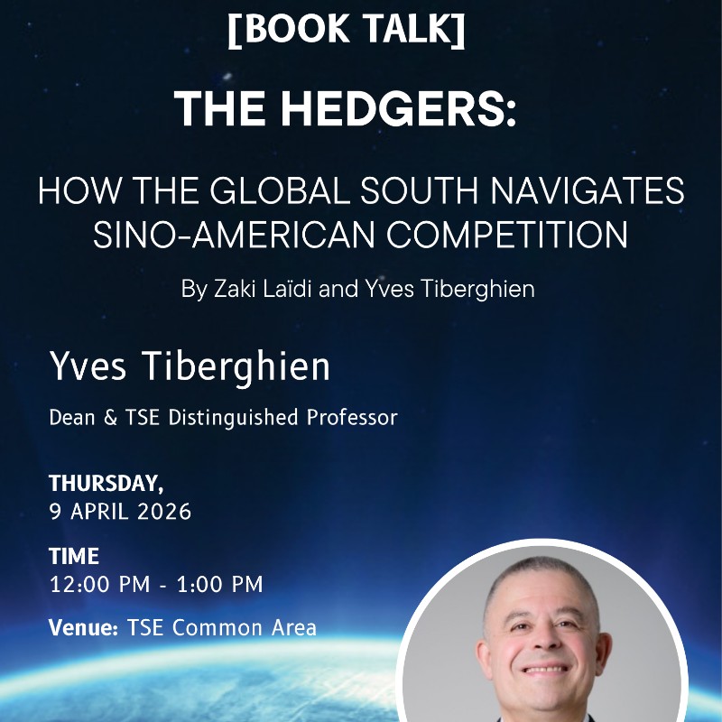 Book Talk | The Hedgers: How the Global South Navigates Sino-American Competition