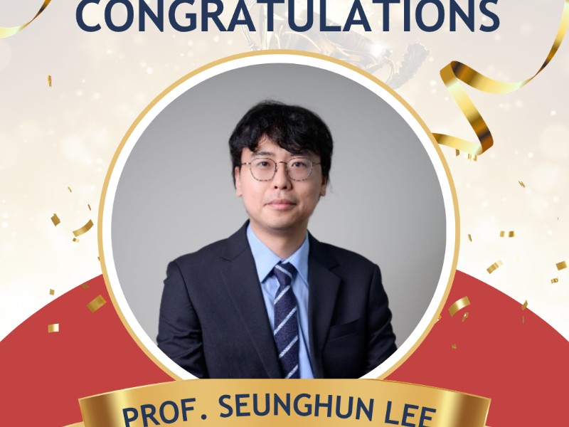 [Congratulations] Professor Seunghun Lee