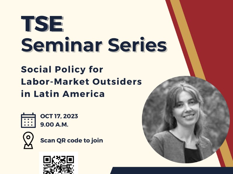 Fall 2023 Seminar Series No. 2 | Social Policy for Labor-Market Outsiders in Latin America