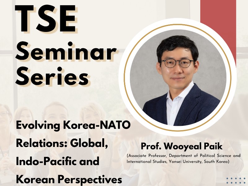 Spring 2023 Seminar Series No. 6 | Evolving Korea-NATO Relations: Global, Indo-Pacific and Korean Perspectives