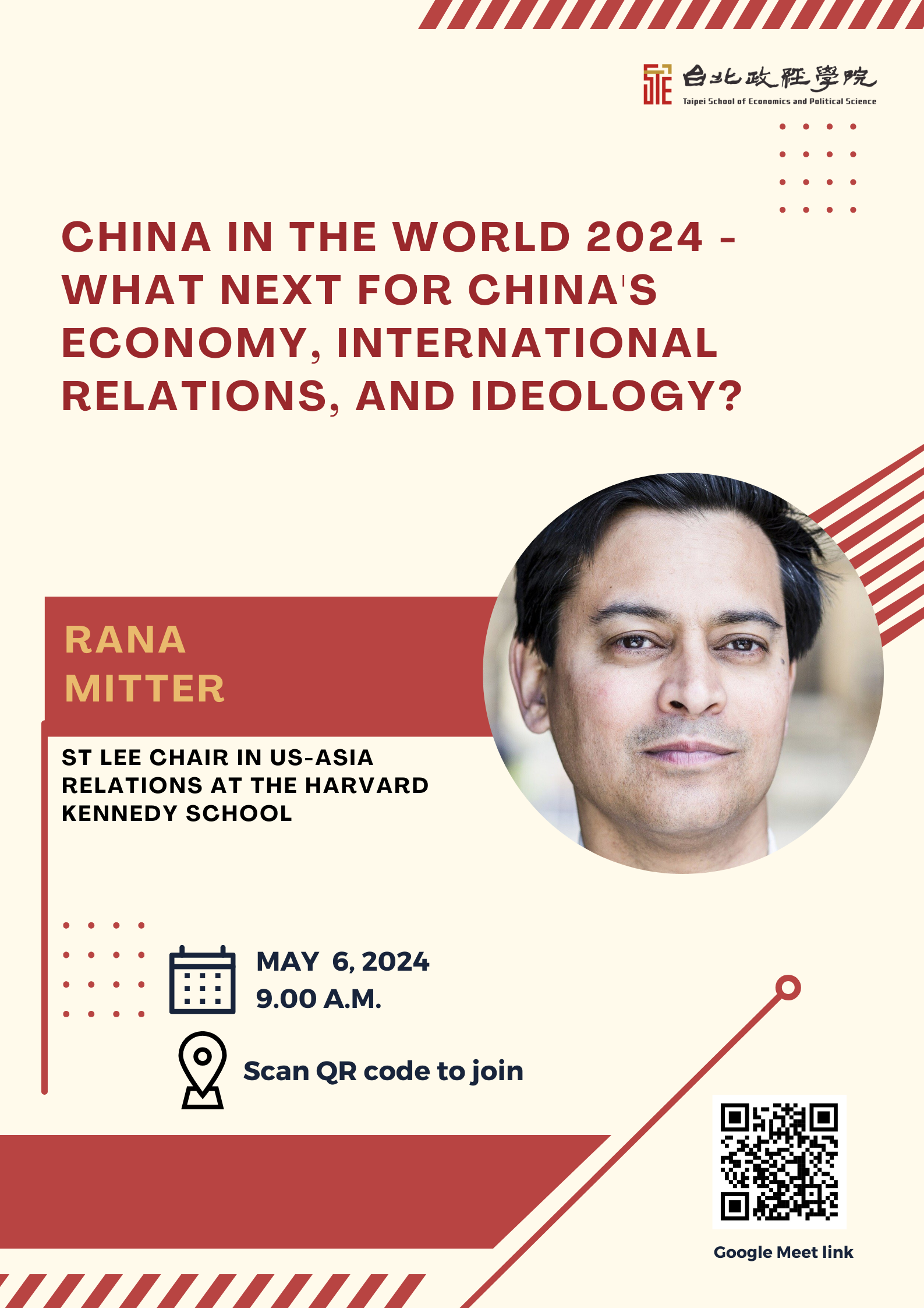 Fall 2023 Seminar Series | China in the World 2024 - what next for China's economy, international relations, and ideology?