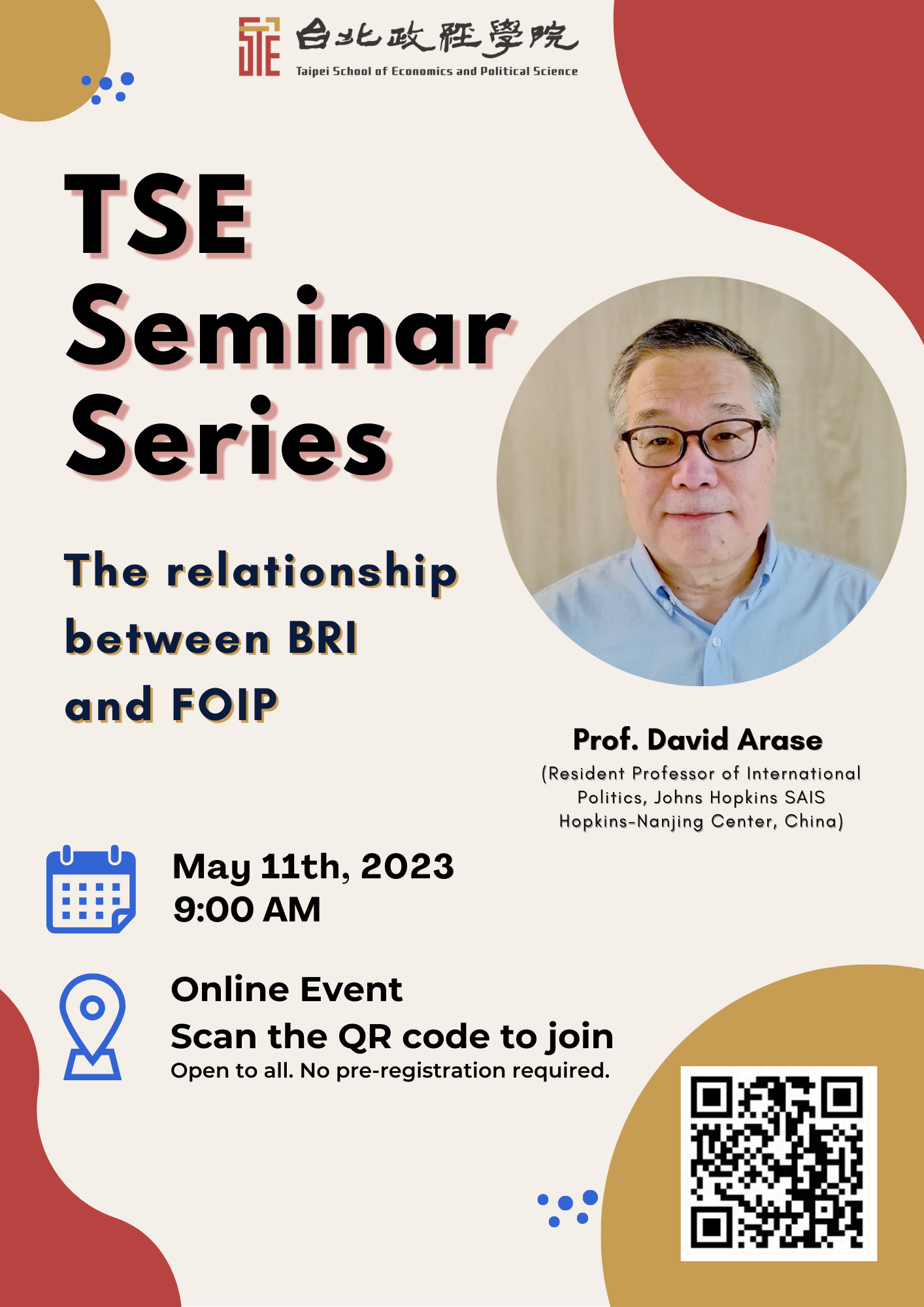 Spring 2023 Seminar Series No. 7 | The relationship between BRI and FOIP